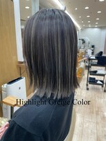 ループ(LOOP)&nbsp;グレージュカラー／極細ハイライト