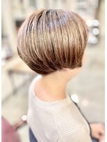 サーティエイト(38)&nbsp;グラデショートボブ/白髪染め/アッシュベージュ/髪質改善/40代