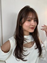 ベル 銀座並木通り店(Belle)&nbsp;シアーグレージュのレイヤーカット