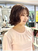 デジタルパーマボブパーマショートボブレイヤーボブパーマ
