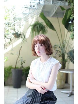 メイクス 表参道(MAKE'S omotesando) 夏オススメ、ドライな質感のこの外ハネBOB