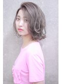 cache cache☆外ハネハイトーングレージュボブ☆