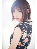 【REJOICE hair EN】外内ショートボブ marron×ash 担当AKIRA