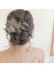 LiLy hair design　～　ドライフラワー＆アップスタイル