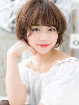 モッズヘア 越谷(mod's hair) *mod's越谷*前下がりボブ★くせ毛風ラブカールa