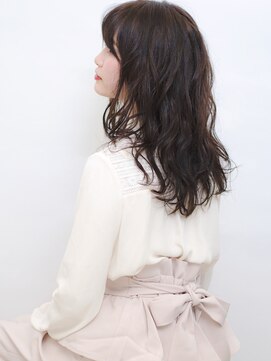 アビーヘア 市川店(abie hair) 甘×ゆる 暗色セミロング