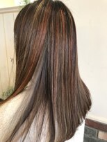 ネオリーブシェリエ 浅草店(Neolive cherie)&nbsp;オレンジ×イエロー ハイライト ローライト