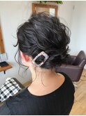 ボブでつくる結婚式ヘアアレンジ