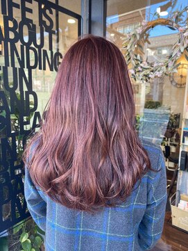 ヘアーメイク カフェ(hair make cafe) ピンクカラー