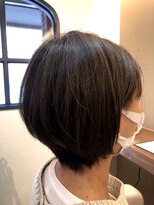 モンプルポ(momp repos) 【momp】ひし形シルエット/ショートボブ/似合わせカラー