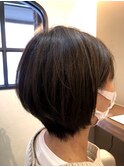 【momp】ひし形シルエット/ショートボブ/似合わせカラー