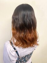 バブルス 所沢店(BUBBLES)&nbsp;アプリコットオレンジグラデーション♪