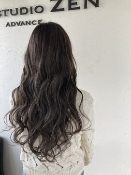 ヘアースタジオゼン アドバンス(hair studio Zen advance) かき上げロング