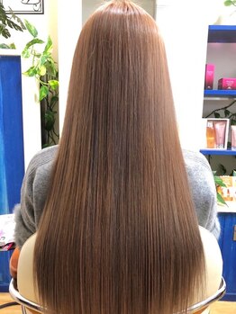 アクアライム(Aqua Lime)の写真/≪吹上駅スグ≫[カット+極上潤艶ストレート¥12450]で夏の対策に☆潤艶ストレートが大人気♪