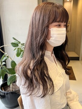 ヘアー アイス ルーチェ(HAIR ICI LUCE) 透明感カラー　ベージュ/今枝