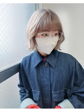 パープル(purple) ホワイトパール