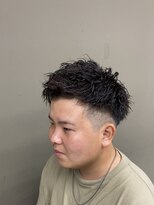 ボルト(BOLT)&nbsp;ベリーショート×ツイストパーマ