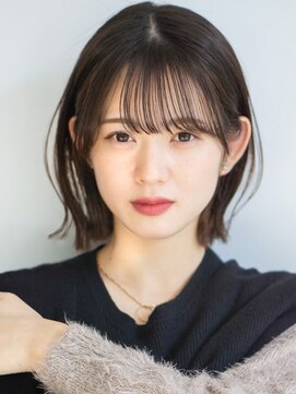 ガーデンヨコハマエスト(GARDEN YOKOHAMA est) レイヤーカット　美髪　切りっぱなしボブ