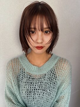 サンド 表参道(sand) ショートボブ縮毛矯正 10代20代30代40代