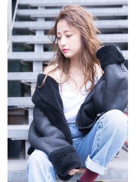 アンスリウム 吹田(Anthurium) ミディアムレイヤー/大人可愛い/髪質改善/シースルーバング