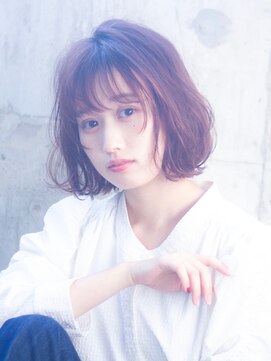 メノン 茨木店(Menon) ウェーブミディアム 美髪 メルティカラー