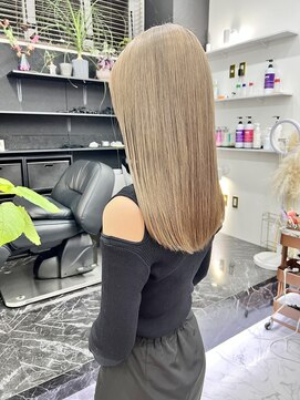 チュダック(ChuDuck) 韓国風《ミルクティー》ハイトーン/ケアブリーチ/ダブルカラー