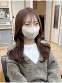 韓国前髪顔周り×美髪レイヤー[横浜/縮毛矯正/前髪縮毛矯正]