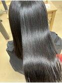 【美髪矯正】＋髪質改善トリートメント