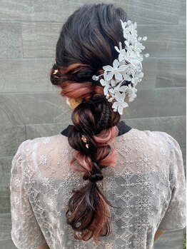 サラ 徳山店(SARA)の写真/結婚式や二次会、イベントなどの大切な日から普段使いもOK♪いつもより可愛くなりたい日はSARAにお任せ＊