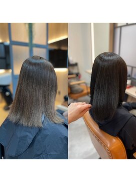 ナチュラル 古川店(Natural) 古川　大崎市　縮毛矯正　髪質改善　トリートメント　艶髪カラー