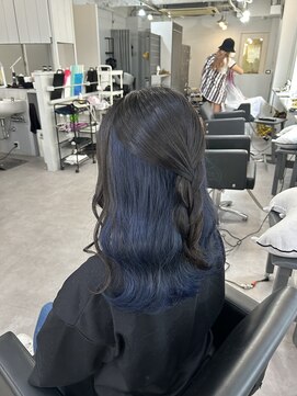 シェイロ(Cielro) 【インナーネイビー/アンブレラカラー/こなれミディ】SAKI