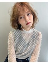 オグジュアリー 表参道(aux.) ボブレイヤー×ブラウンベージュ