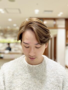 ピークアブー アヴェダ アトレ恵比寿(PEEK-A-BOO AVEDA) メンズ/ハイライトベージュ/ハンサムショート