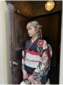 成人式ヘアセット着付け