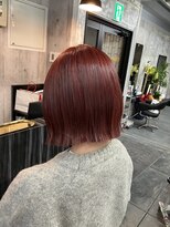 シャンプーボーイ 佐賀(SHAMPOO BOY) ハイトーンボブ【ハイトーン/レッドブラウン/イルミナ】