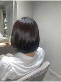 40代50代60代◎大人ボブスタイル　袋町／白髪染め／カット