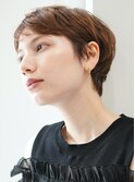 ショート・ボブ/丸顔/前髪あり/絶壁解消/30代/40代/50代/くびれ
