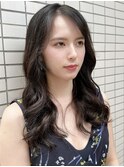 コテ巻き風パーマ/韓国風パーマ/デジタルパーマ/バイカルテ/小顔