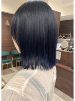 ジャム(Jam)&nbsp;切りっぱなしボブ×ブルーグレージュカラー★中村大輔