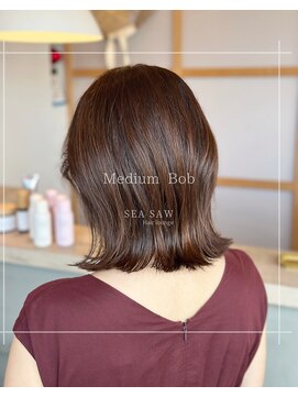 シーソー(SEA SAW) ミディアムボブ/外ハネ/ベルボブ