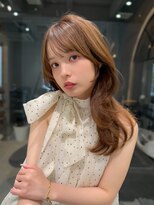 ロンドエニカ 大宮(Lond enika)&nbsp;髪質改善/レイヤー/オリーブグレー/小顔に見せるヘア/大宮