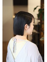 エムズ(M's)&nbsp;耳掛けヘイリーボブ×髪質改善酸性ストレート