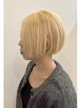 ブロンドショートヘア【志木美容院アンジュ】Hair Ange