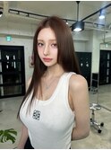 表参道/クラゲヘアー/オリーブグレー/小顔/ココアベージュ/渋谷