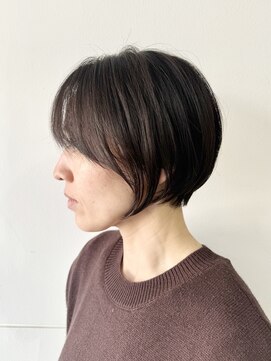 エンクス 天王町店(enx) 着物ヘア/ダークアッシュ/ミディアムレイヤーカット/天王町NT104