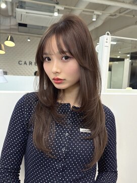 ケア 神戸(CARE) ハッシュカット/チョコレートブラウン/顔周りカット