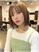 ボブ大人ボブレイヤーボブ20代30代40代50代ミニボブ韓国ボブ