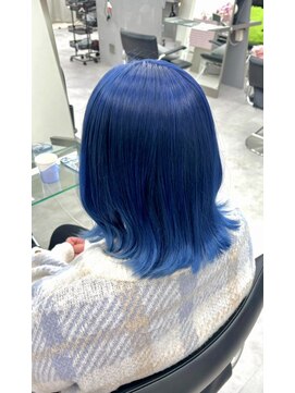 スタイル 横浜(STYLE) 【南波担当ハイトーン】ダブルカラー/ブルー