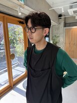 オムズポカ 栄矢場町店(OM's poka)&nbsp;センターパート/ニュアンスパーマ