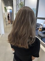 ルチア ヘア ステラ 京都店(Lucia hair stella)&nbsp;グレージュダブルカラーブリーチイルミナカラー学割京都河原町